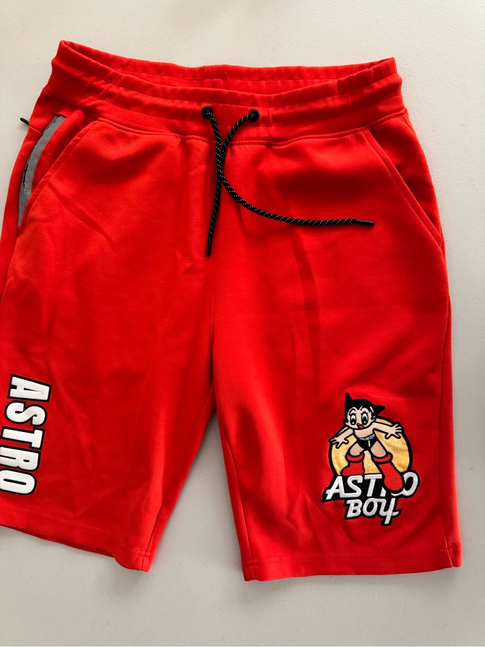 Astro Boy Red Men’s Hybrid Shorts with Drawstring Waist